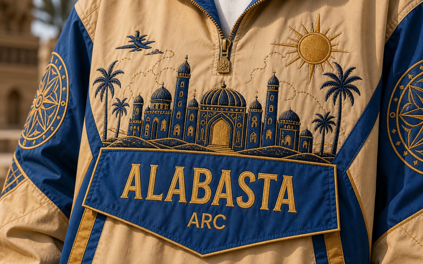 Alabasta Pullover Jacket Front Artwork