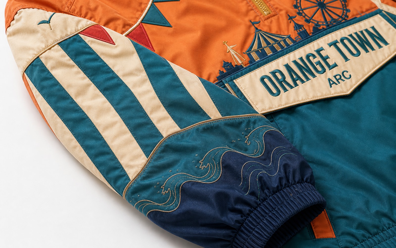 Orange Town Pullover Jacket Premium Materials