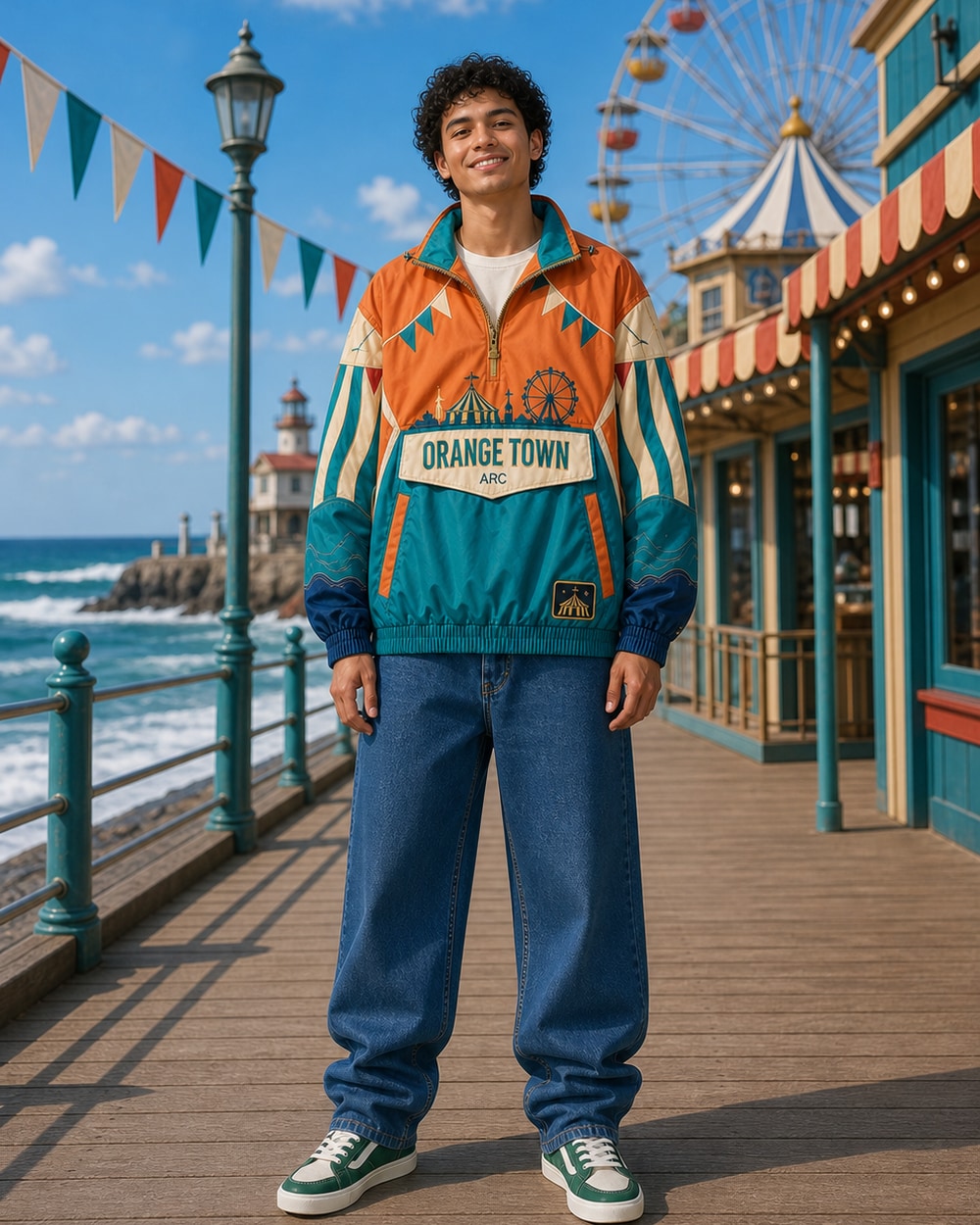 Orange Town Pullover Jacket Fit & Comfort