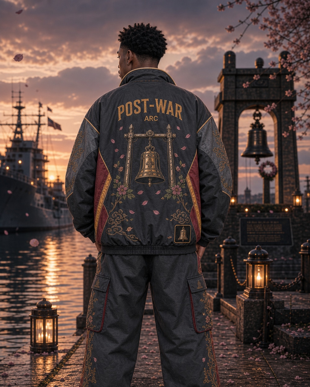 Post-War Pullover Jacket Back Artwork