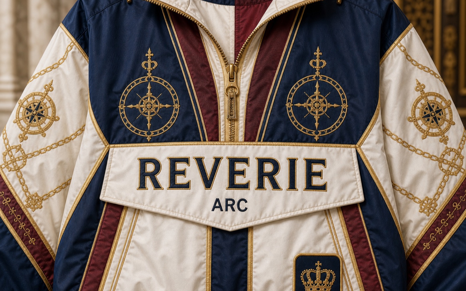 Reverie Pullover Jacket Front Artwork