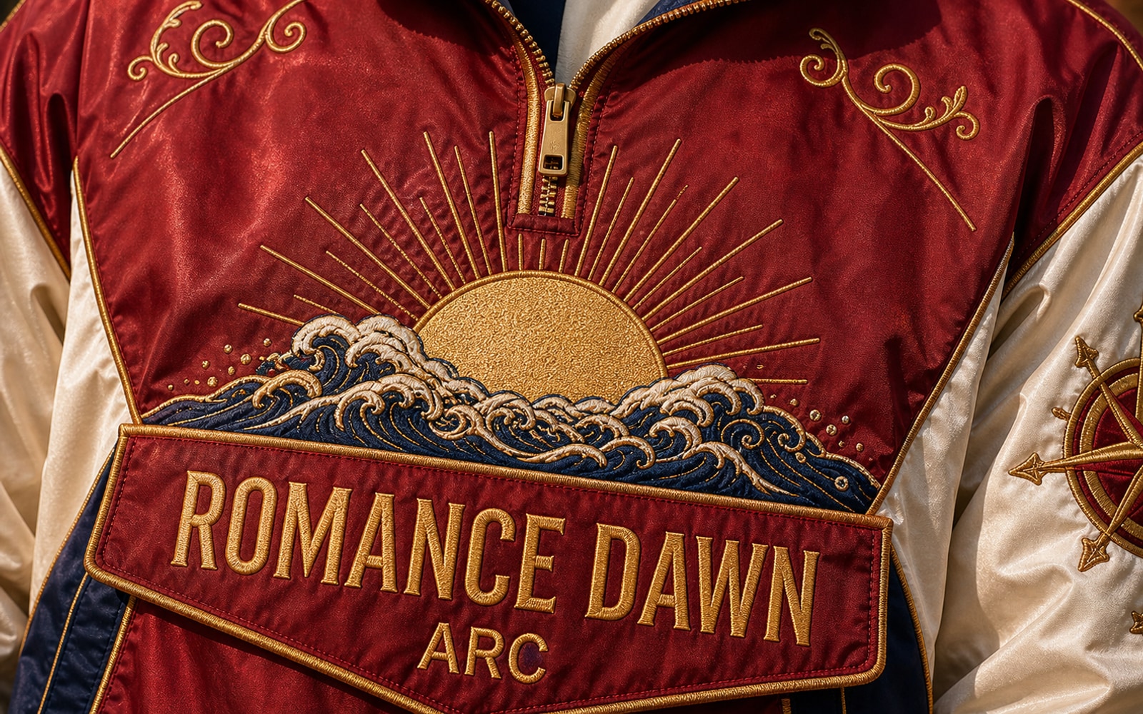 Romance Dawn Pullover Jacket Front Artwork