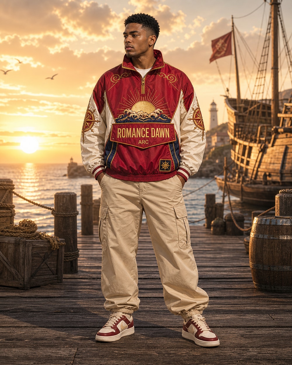 Romance Dawn Pullover Jacket Fit & Comfort