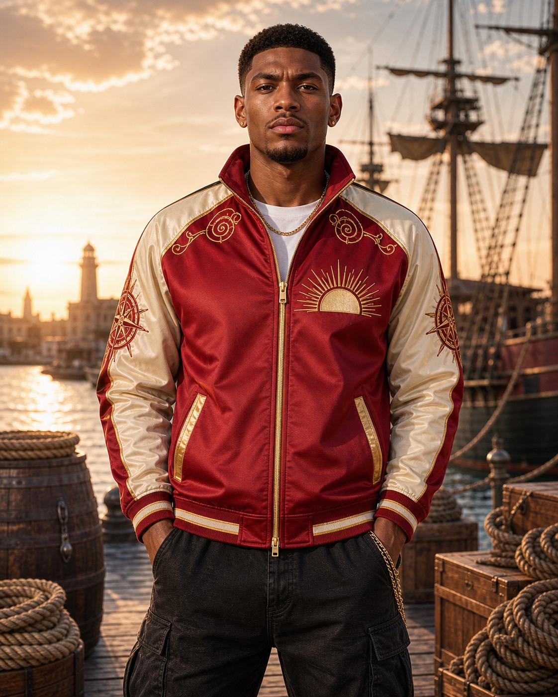 Romance Dawn Varsity Jacket Fit & Comfort