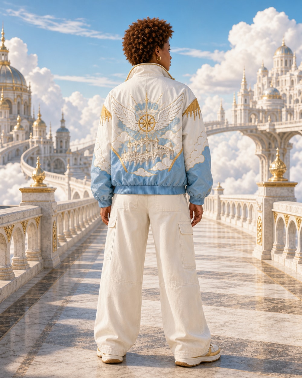 Skypiea Pullover Jacket Back Artwork