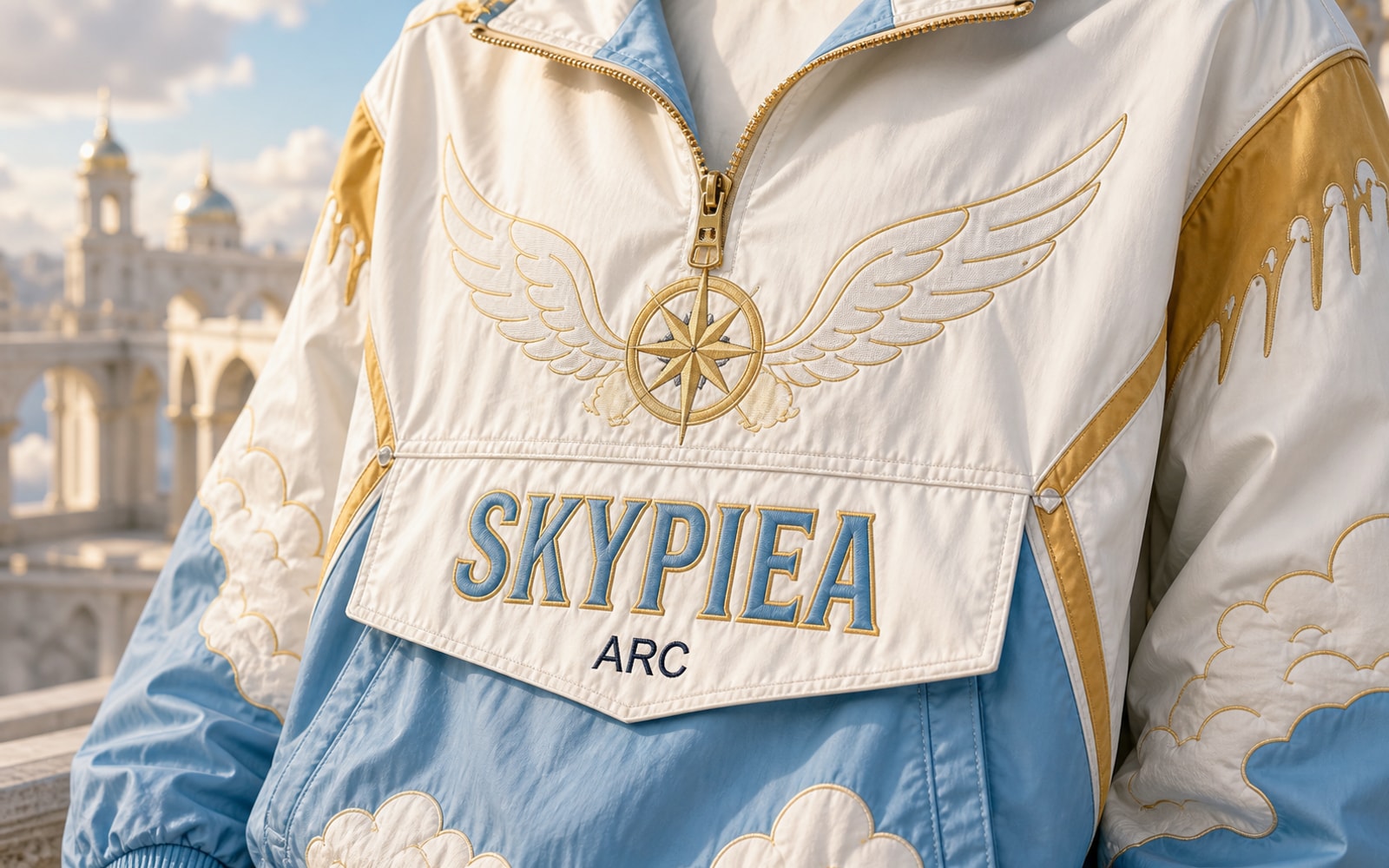 Skypiea Pullover Jacket Front Artwork