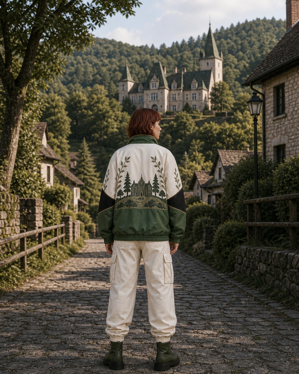 Syrup Village Pullover Jacket Back Artwork