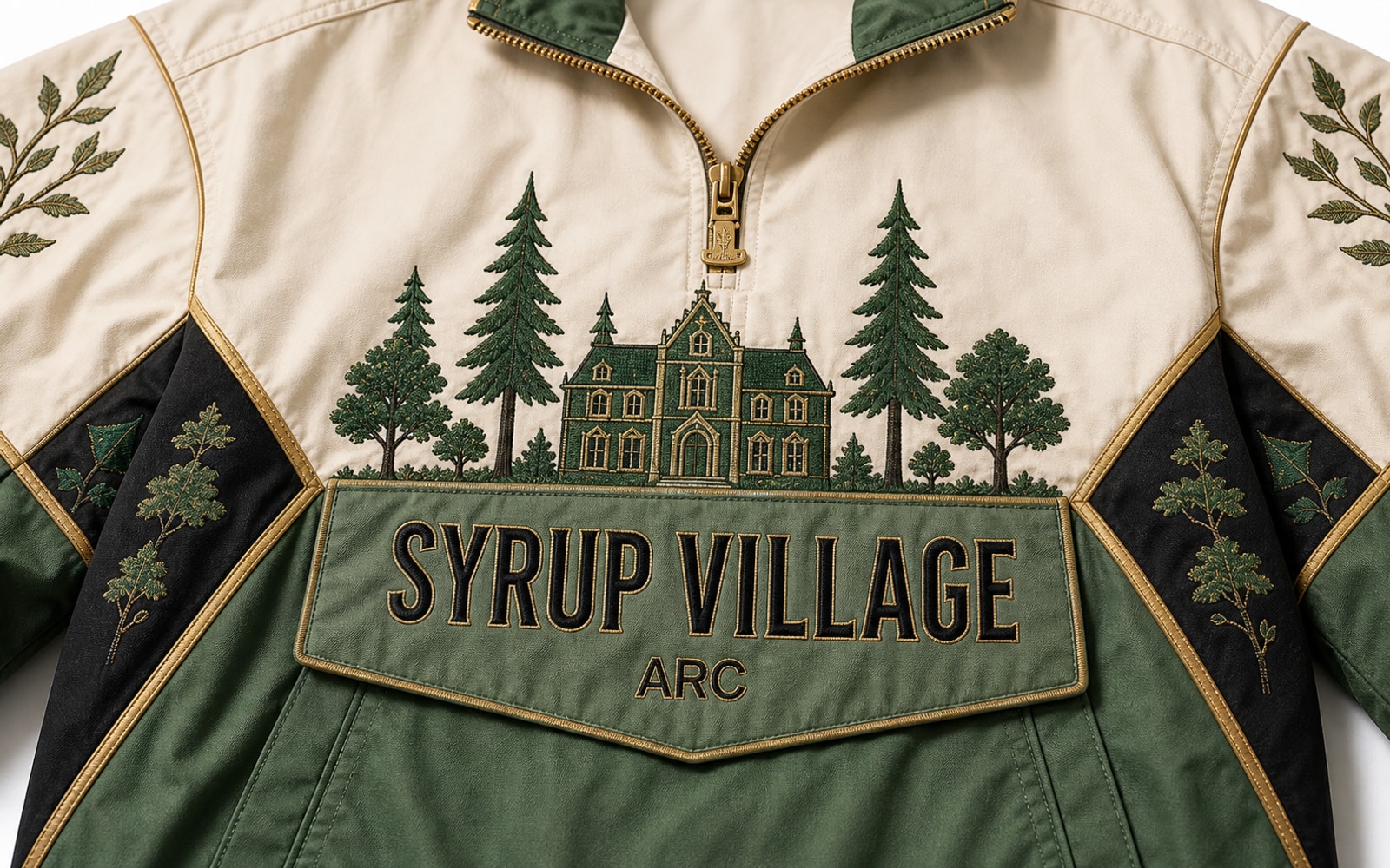 Syrup Village Pullover Jacket Front Artwork