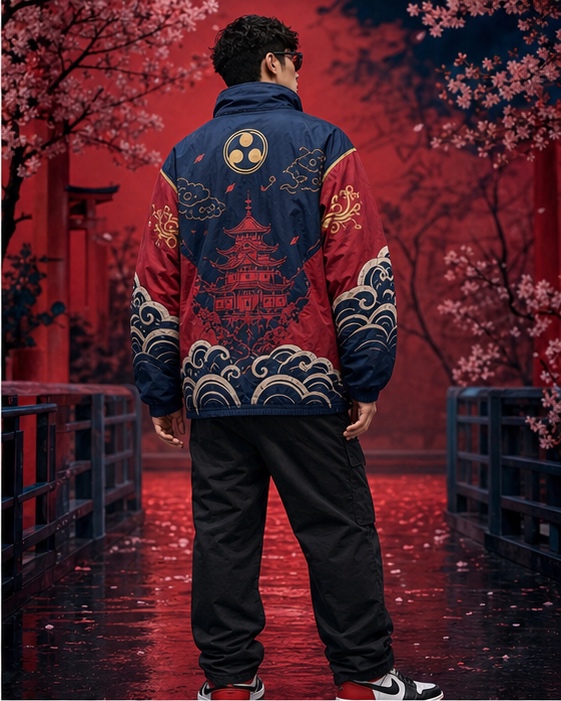 Wano Country Pullover Jacket Back Artwork
