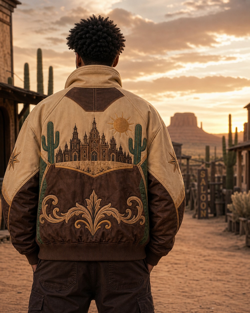 Whiskey Peak Pullover Jacket Back Artwork